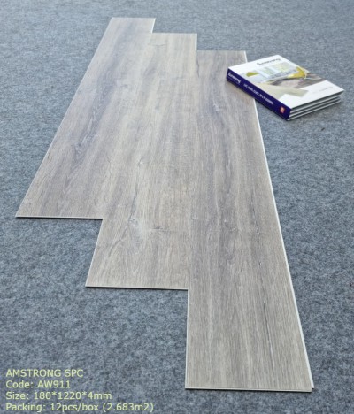 Sàn Nhựa Hèm Khóa giả gỗ Amstrong -AW911