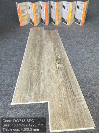 Sàn Nhựa Hèm Khóa giả gỗ Deluxe -SPC4211 (DW713C)